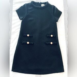 Tuckernuck Women’s Black Tweed Jackie Dress in Size Small